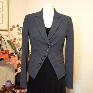 NWOT MEXX Women's High Quality Gray Lined Blazer Jacket Size 38